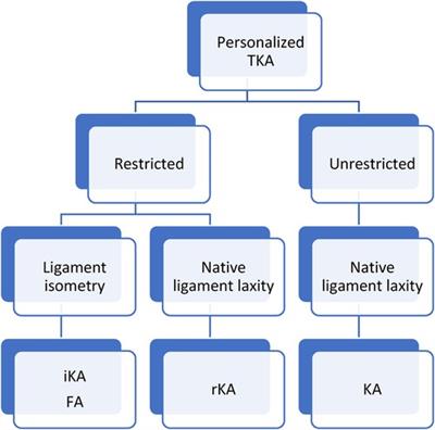 Overview of the different personalized total knee arthroplasty with robotic assistance, how choosing?